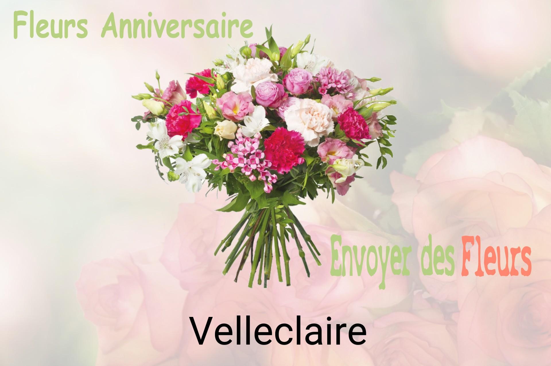 Bouquet de fleurs d’anniversaire livré à Velleclaire