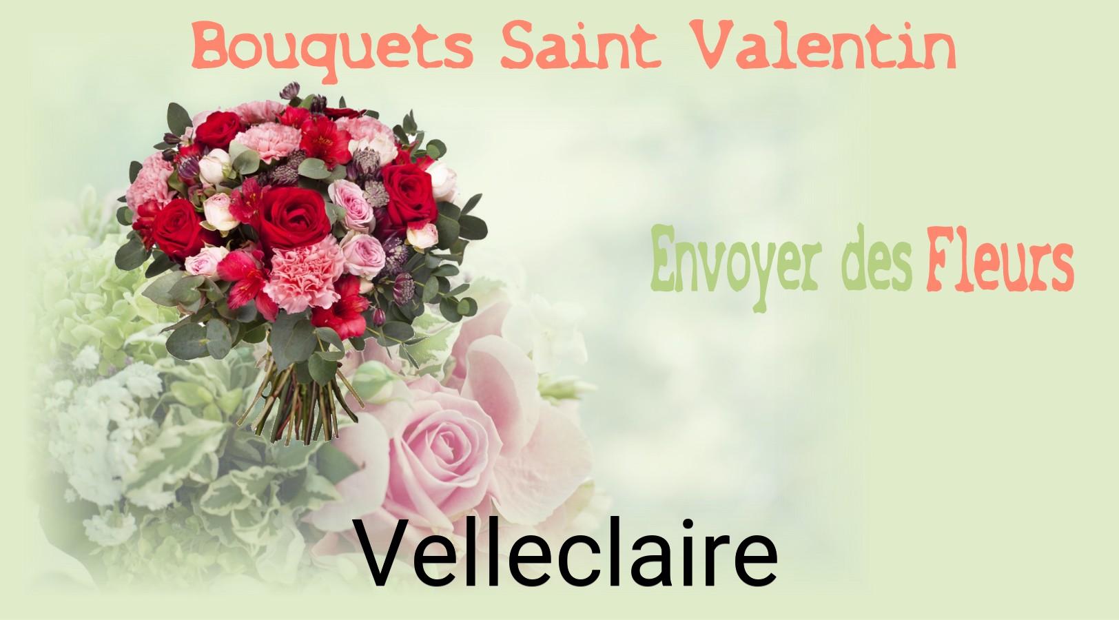 Roses de Saint-Valentin livrées à Velleclaire